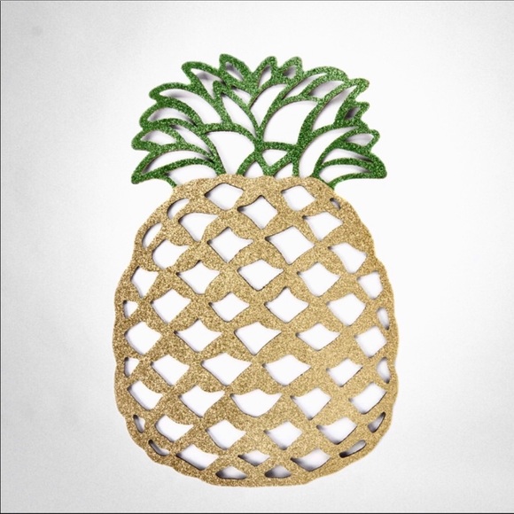 Pineapple Glam Placemats Set of 4 - Picture 2 of 3